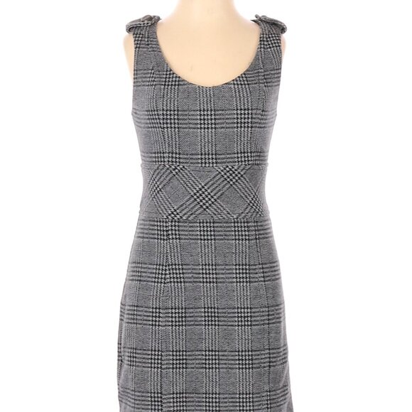 Mango Suit Plaid Wool Mini Dress XXS - Picture 2 of 6